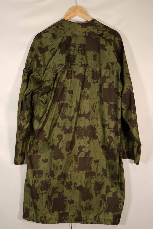 Real 1967 Australian Army camouflage raincoat, used D