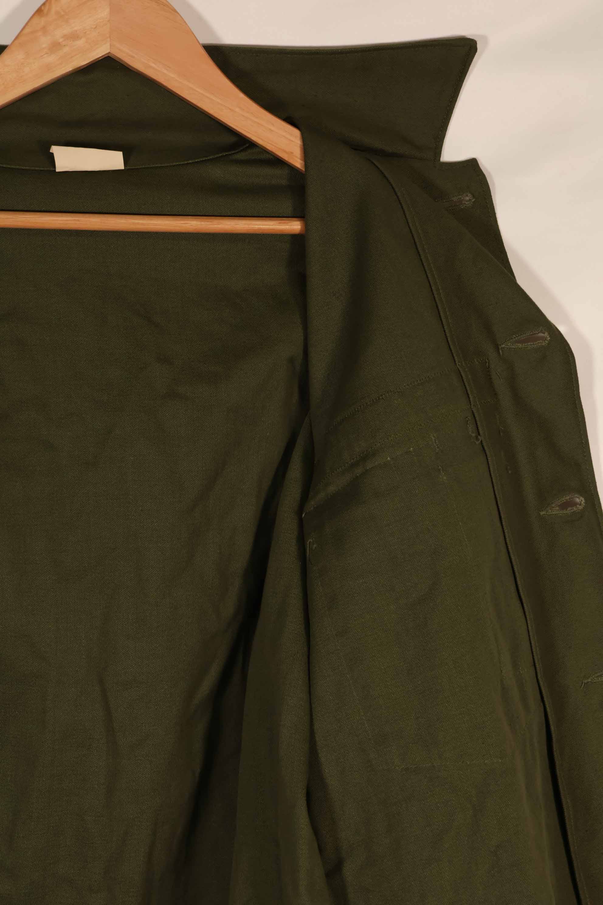 Real 1970s OG-107 utility shirt with patch, later used