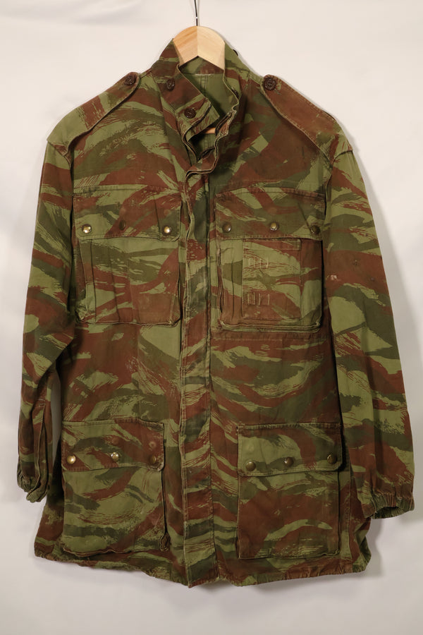 1950s French Army Lizard Camouflage TAP 47/56 Airborne Jacket Used