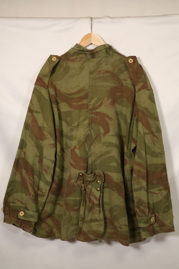 1950s French Army Lizard Camouflage TAP 47/53 Airborne Jacket with Israeli Stamp Used B