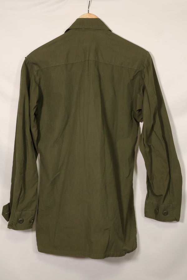 1969 Contract 4th Model Jungle Fatigue Jacket X-S-R Used with Patches