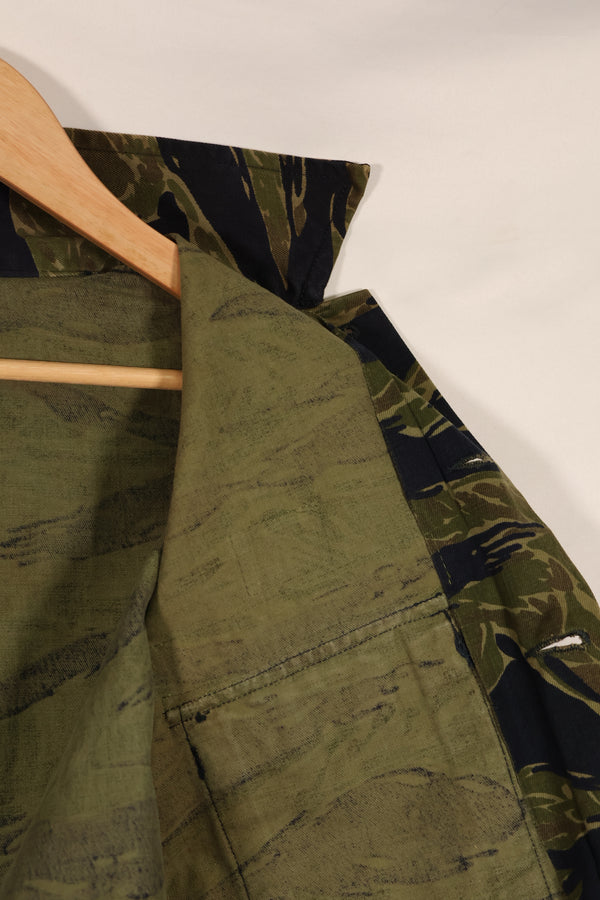 実物 タイガーストライプ TO78タイガー ジャケット 状態良い A-Lサイズ パッチ後付け