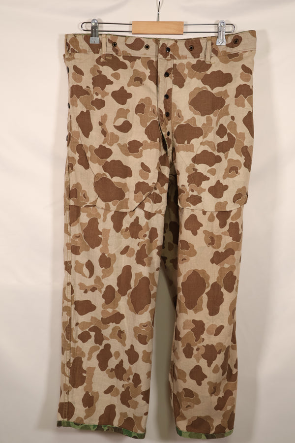 Real WWII U.S. Marine Corps P44 HBT Frogskin Camouflage Used