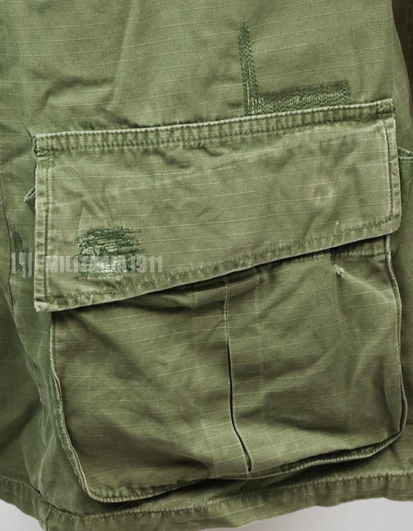 実物 後期型ジャングルファティーグ ARMY GROUND FORCE 放出品