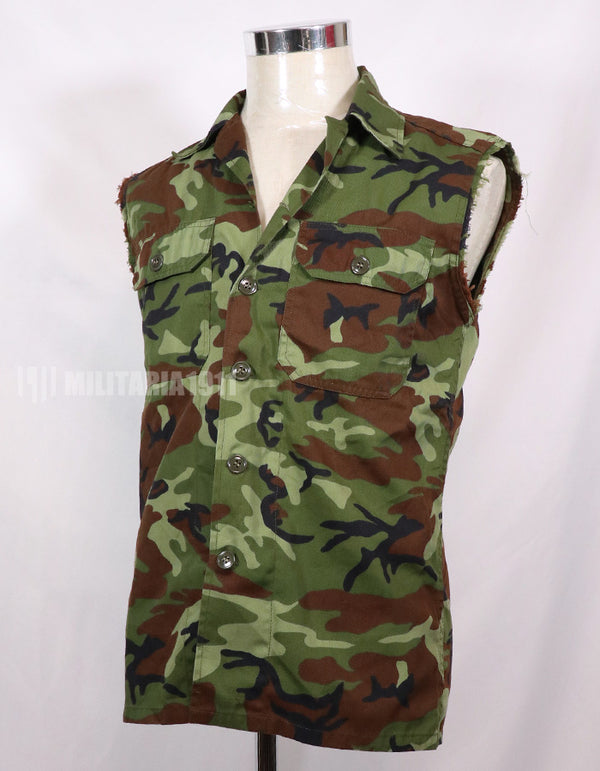 Replica South Vietnam Rangers Reef Camouflage Sleeveless Shirt Used