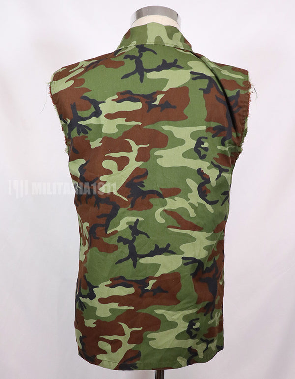 Replica South Vietnam Rangers Reef Camouflage Sleeveless Shirt Used