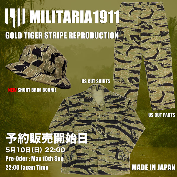 2026 MILITARIA 1911 GOLD TIGER STRIPE To Our Customers in the United States