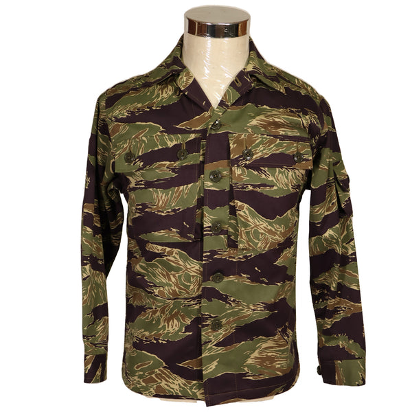 [Scheduled for delivery in early November 2024] MILITARIA 1911 Precision Reproduction Okinawa Tiger US Cut Shirt Tiger Stripe