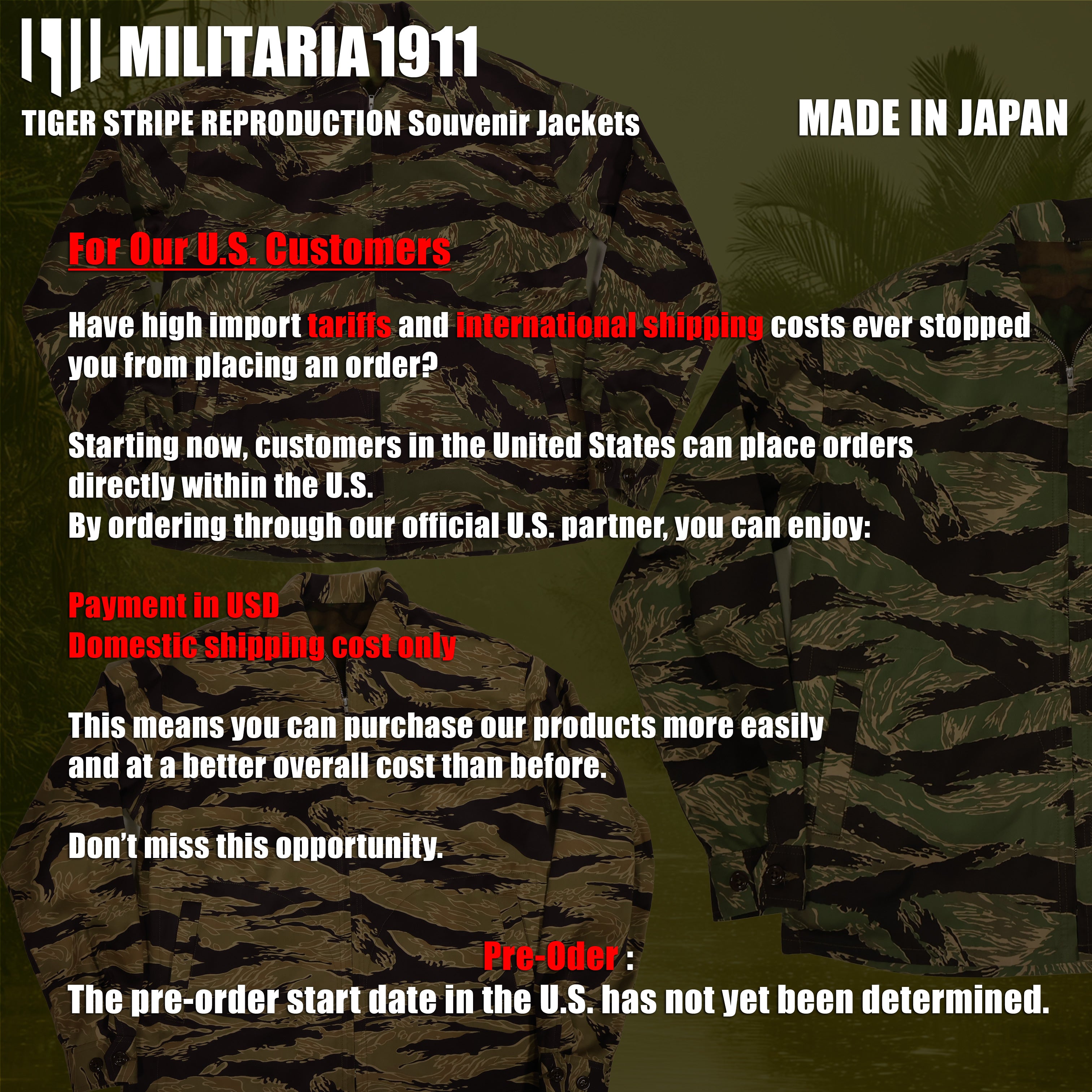 For Our US CUstomers