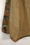1970's Privately Procured Local Made US Military ERDL Camouflage Copy Fatigue Jacket, Used