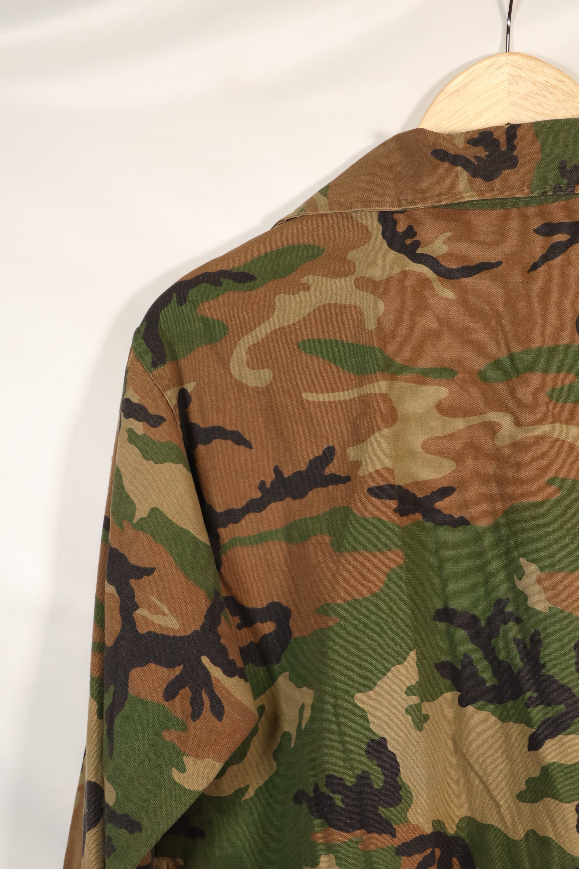 1970's Privately Procured Local Made US Military ERDL Camouflage Copy Fatigue Jacket, Used