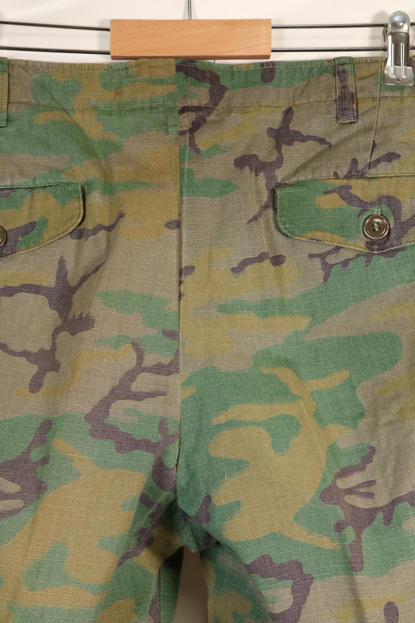 1970s Privately Procured Local Made US Army ERDL Camouflage Copy Fatigue Pants Used