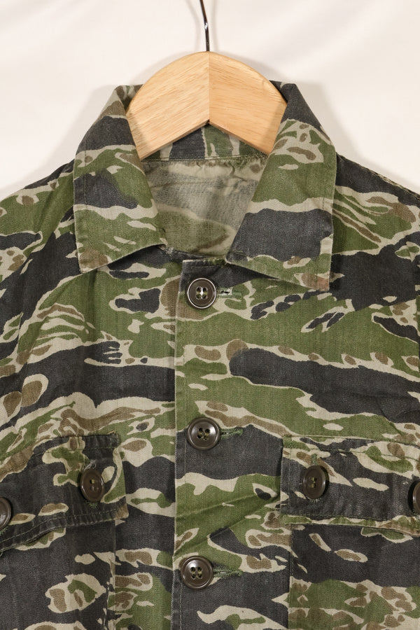1960s Tiger Stripe Shirt, CIDG pattern, good condition, used.