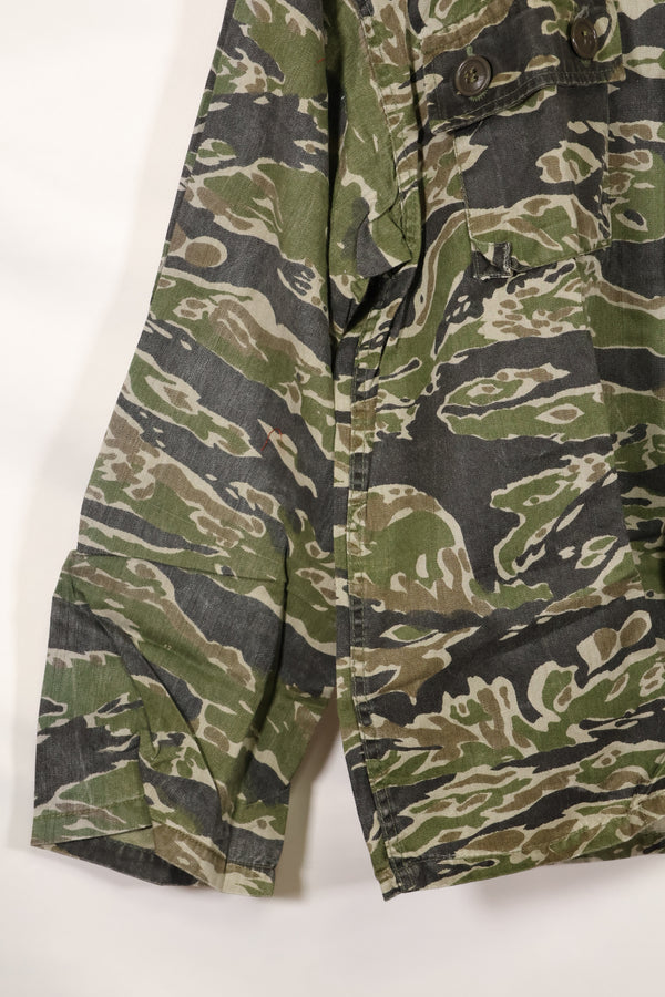 1960s Tiger Stripe Shirt, CIDG pattern, good condition, used.