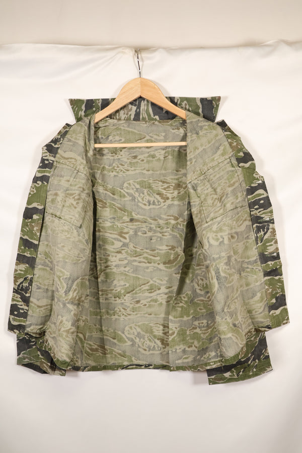 1960s Tiger Stripe Shirt, CIDG pattern, good condition, used.