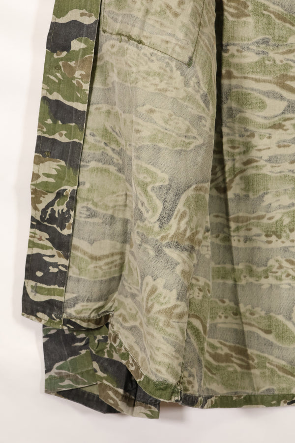 1960s Tiger Stripe Shirt, CIDG pattern, good condition, used.