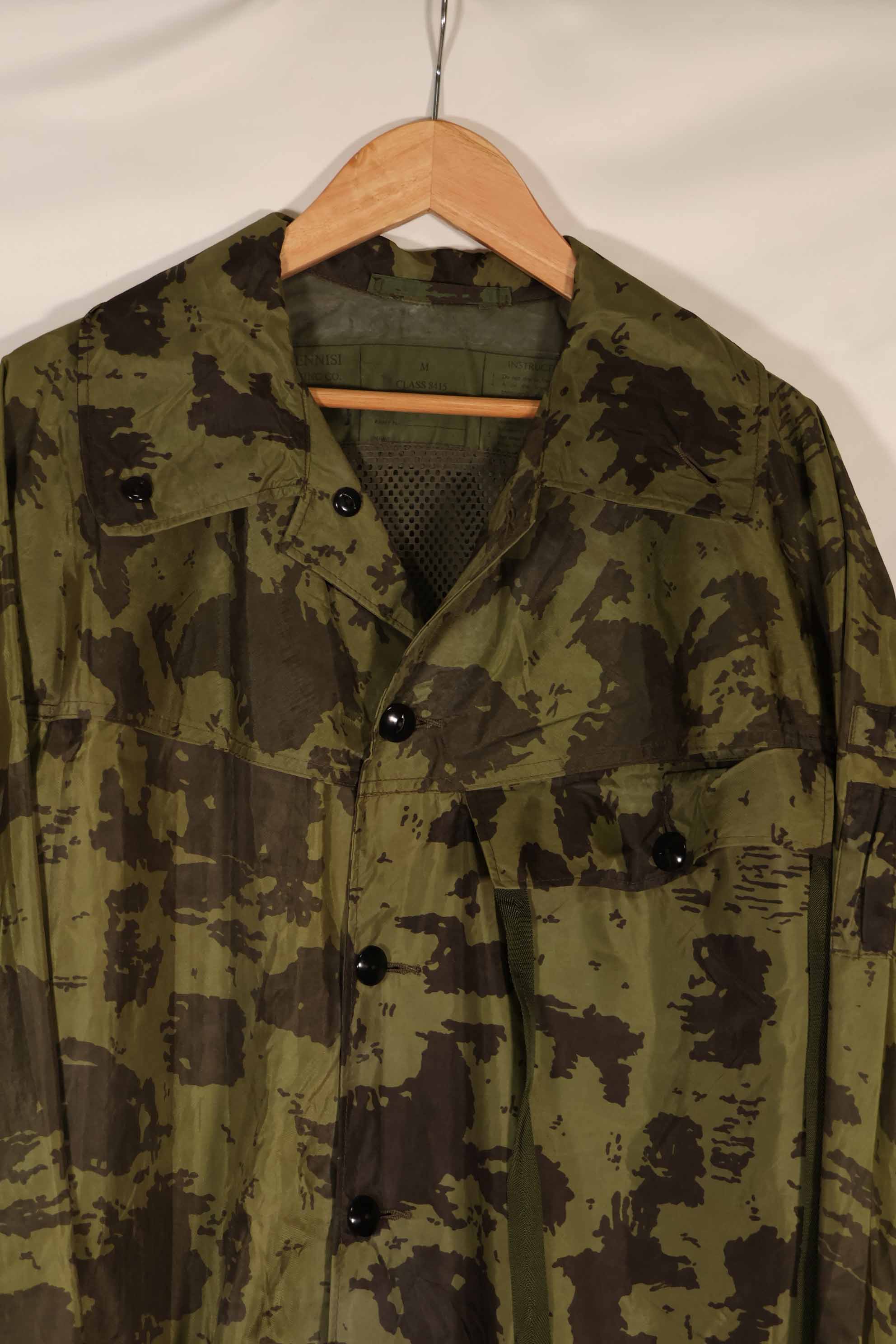 Real 1967 Australian Army camouflage raincoat, used E