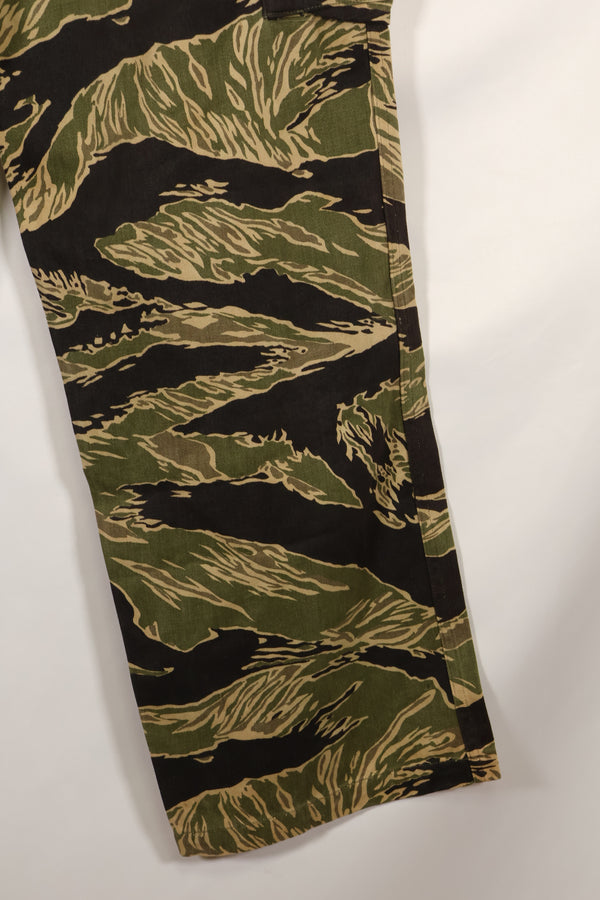 Real Okinawa Tiger Tiger Stripe Pants Asian Cut Faded Used