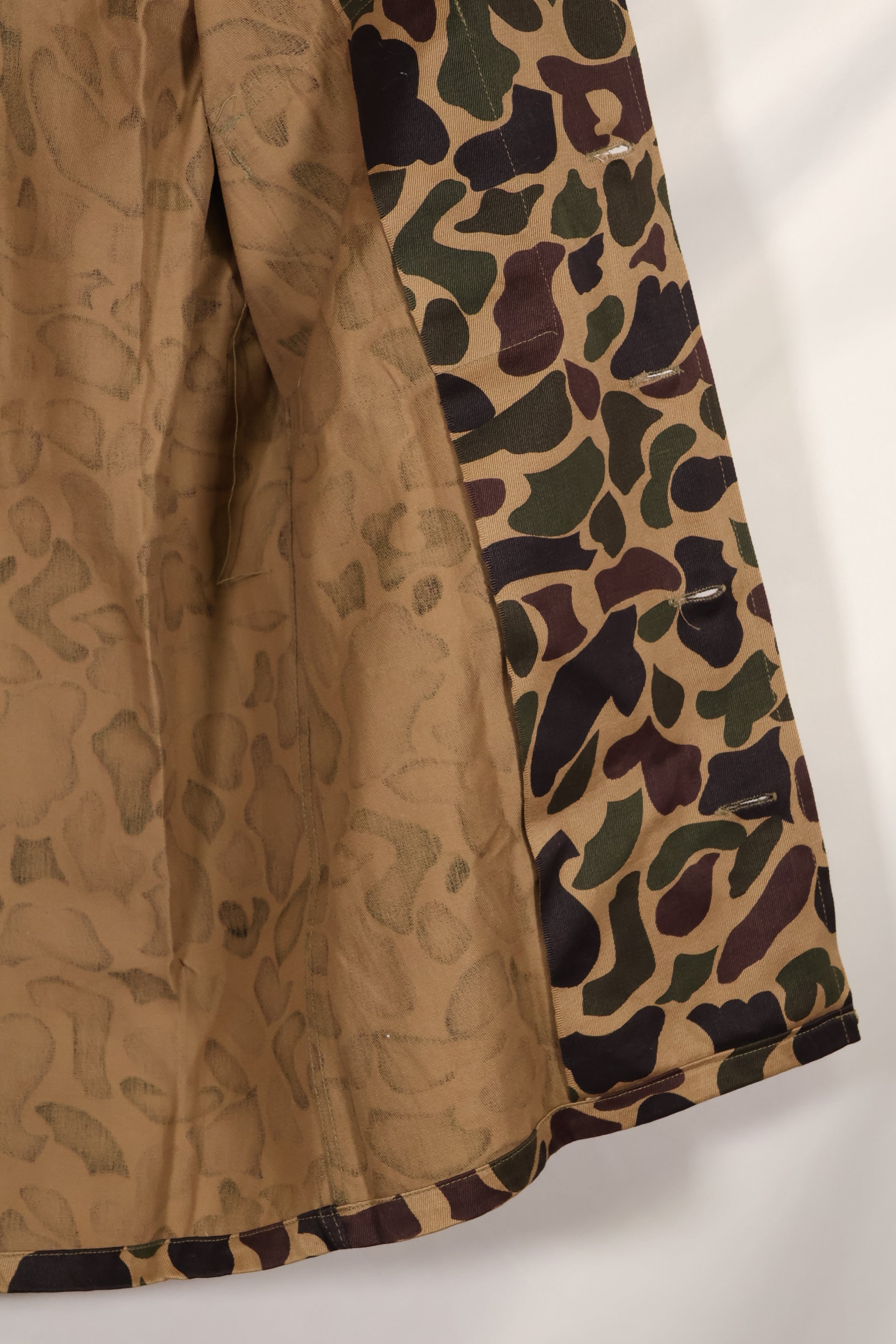 Early 1960s Deadstock A-M CIDG Beogum Camouflage Asian Cut Shirt