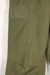 Estimated 1967 Contract S-R 3rd Model Jungle Fatigue Pants Non Rip Good Condition Used