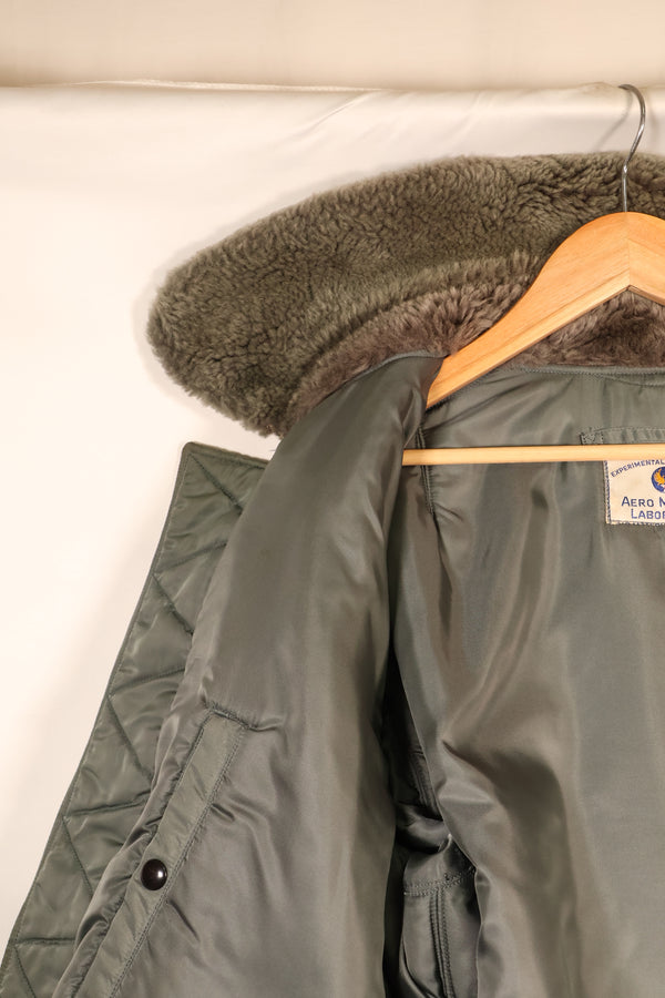 Mid-1950s Test Sample—Estimated Size L or X-LARGE—U.S. Air Force B-15D Flight Jacket—Experimental Test Sample—Good Condition