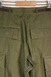 Estimated 1967 Contract S-R 3rd Model Jungle Fatigue Pants Non Rip Good Condition Used