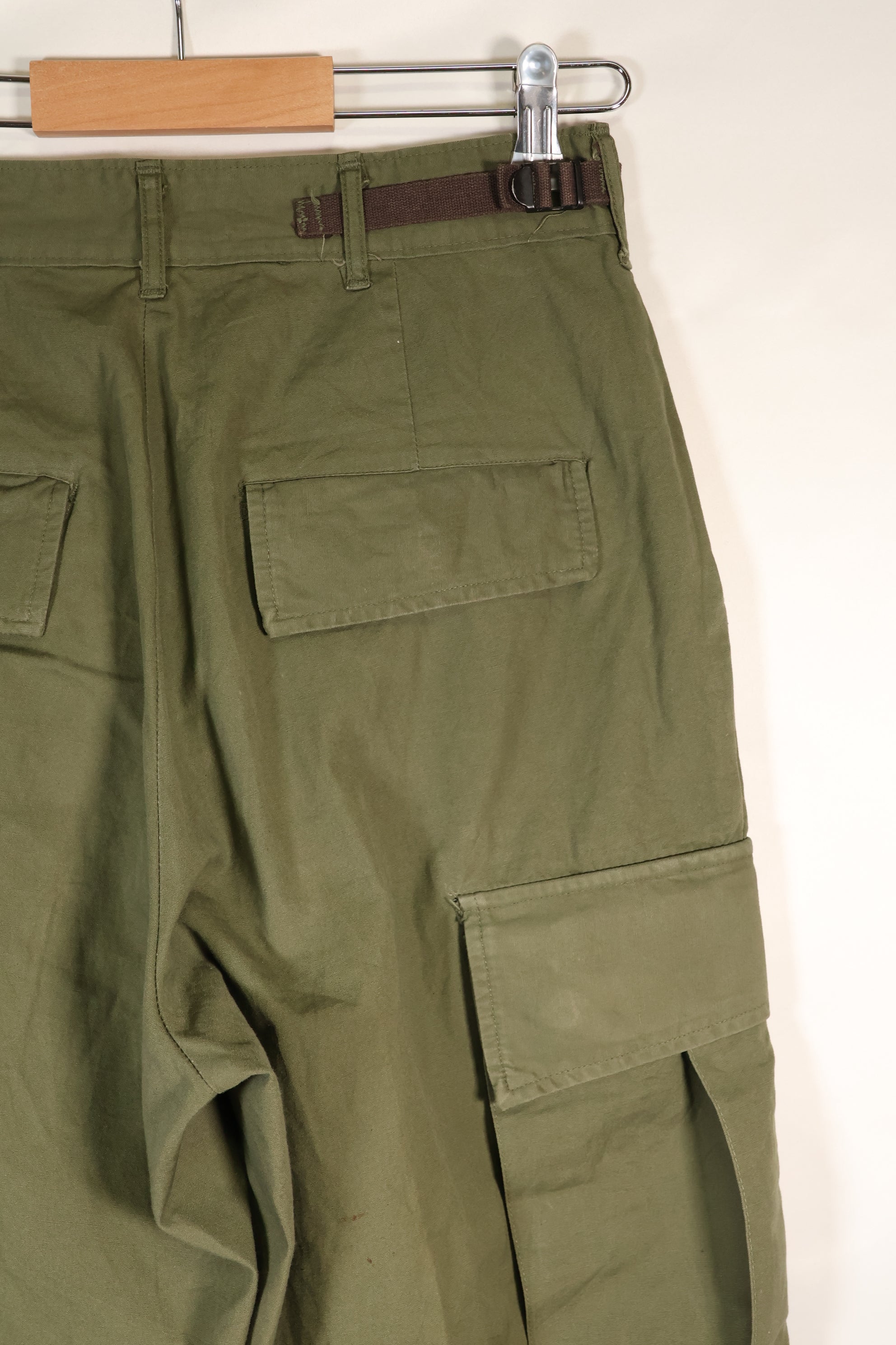 Estimated 1967 Contract S-R 3rd Model Jungle Fatigue Pants Non Rip Good Condition Used
