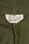 1967 Contract L-L 4th Model Jungle Fatigue Pants in good condition, faded, used.