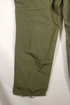 1967 Contract L-L 4th Model Jungle Fatigue Pants in good condition, faded, used.