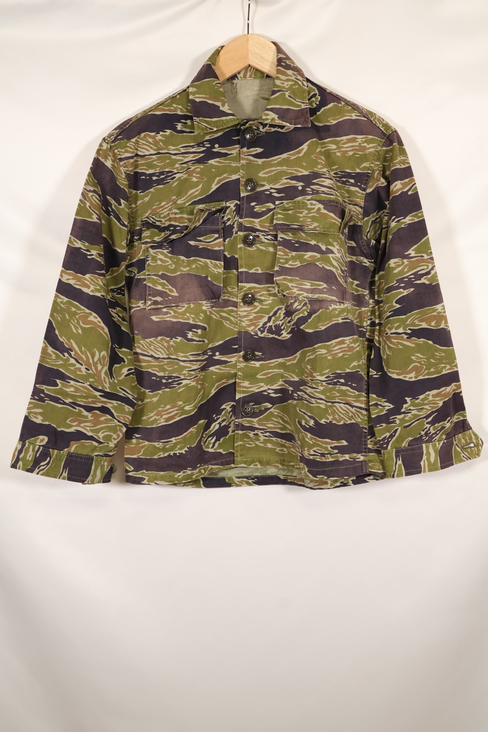 Real Late War Pattern Tiger Stripe Shirt Heavyweight Fabric Used