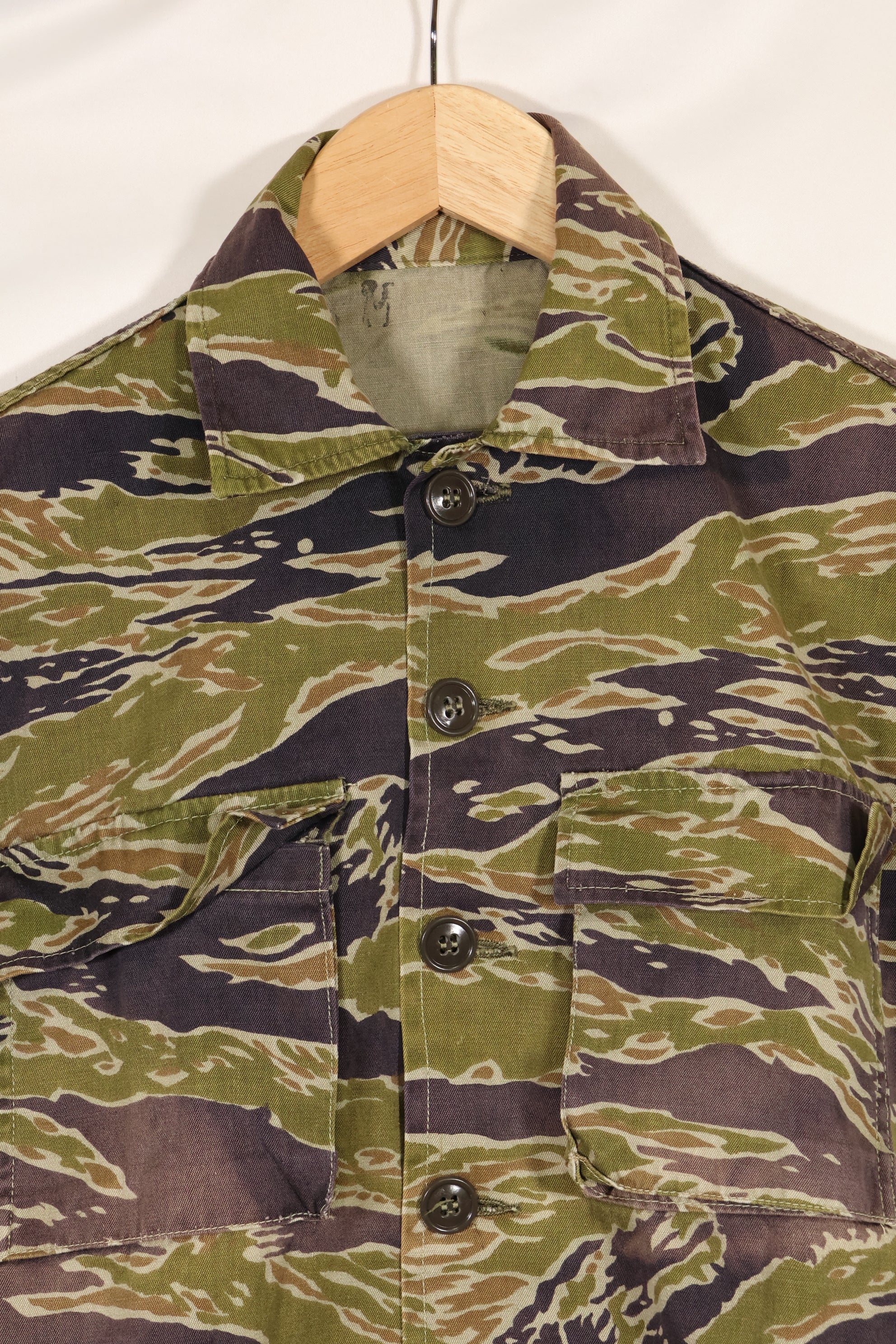 Real Late War Pattern Tiger Stripe Shirt Heavyweight Fabric Used