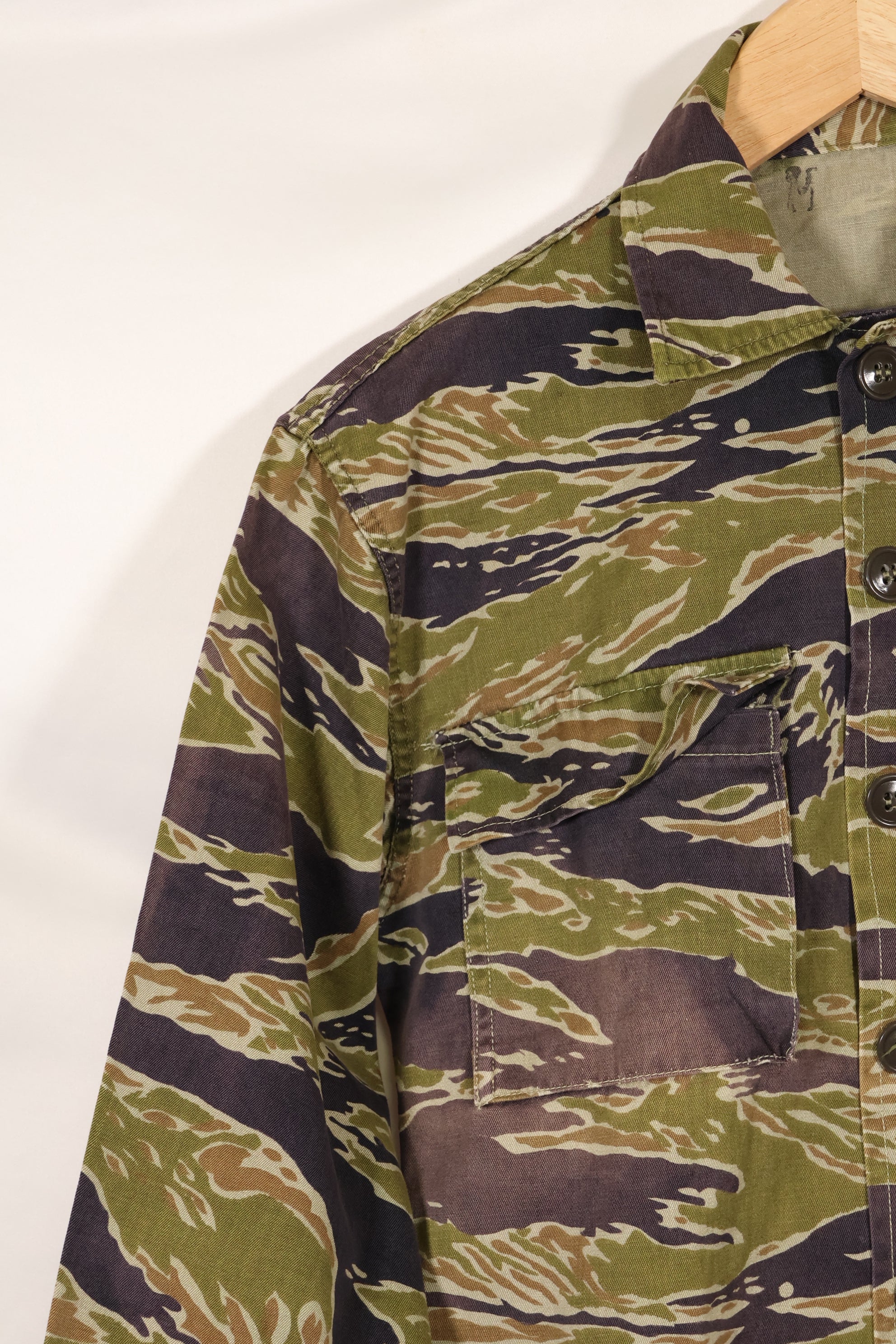 Real Late War Pattern Tiger Stripe Shirt Heavyweight Fabric Used