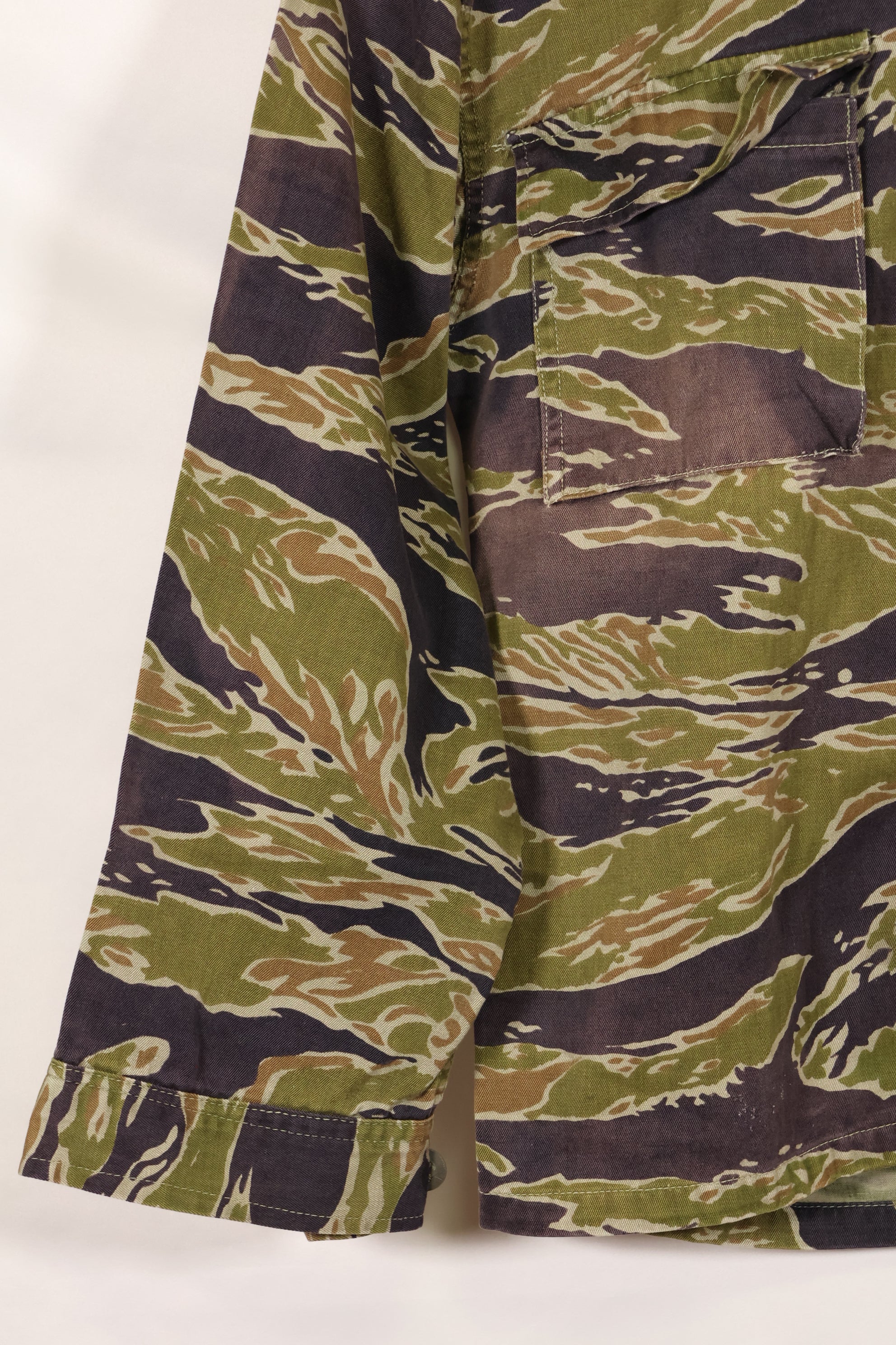 Real Late War Pattern Tiger Stripe Shirt Heavyweight Fabric Used