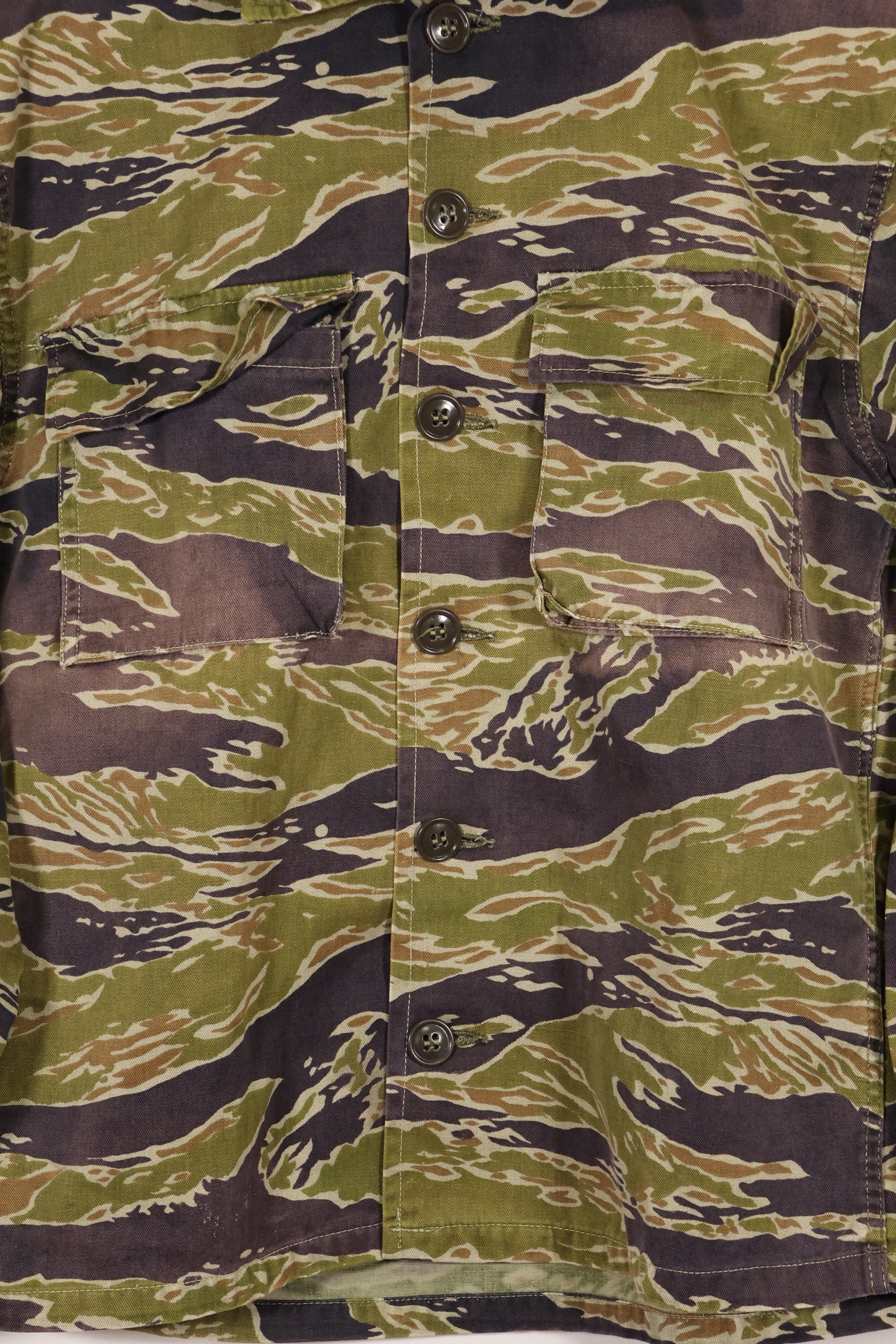 Real Late War Pattern Tiger Stripe Shirt Heavyweight Fabric Used