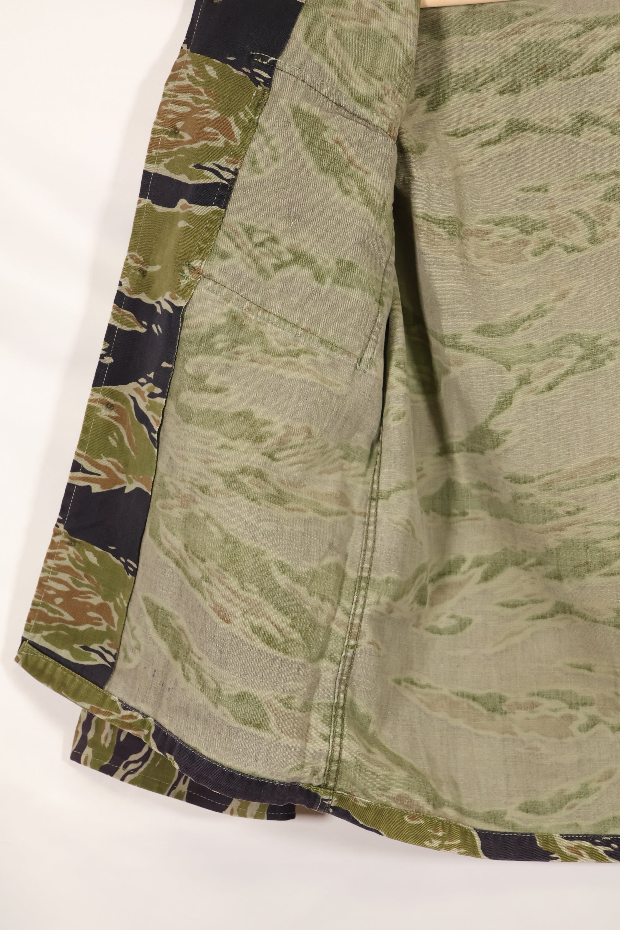 Real Late War Pattern Tiger Stripe Shirt Heavyweight Fabric Used
