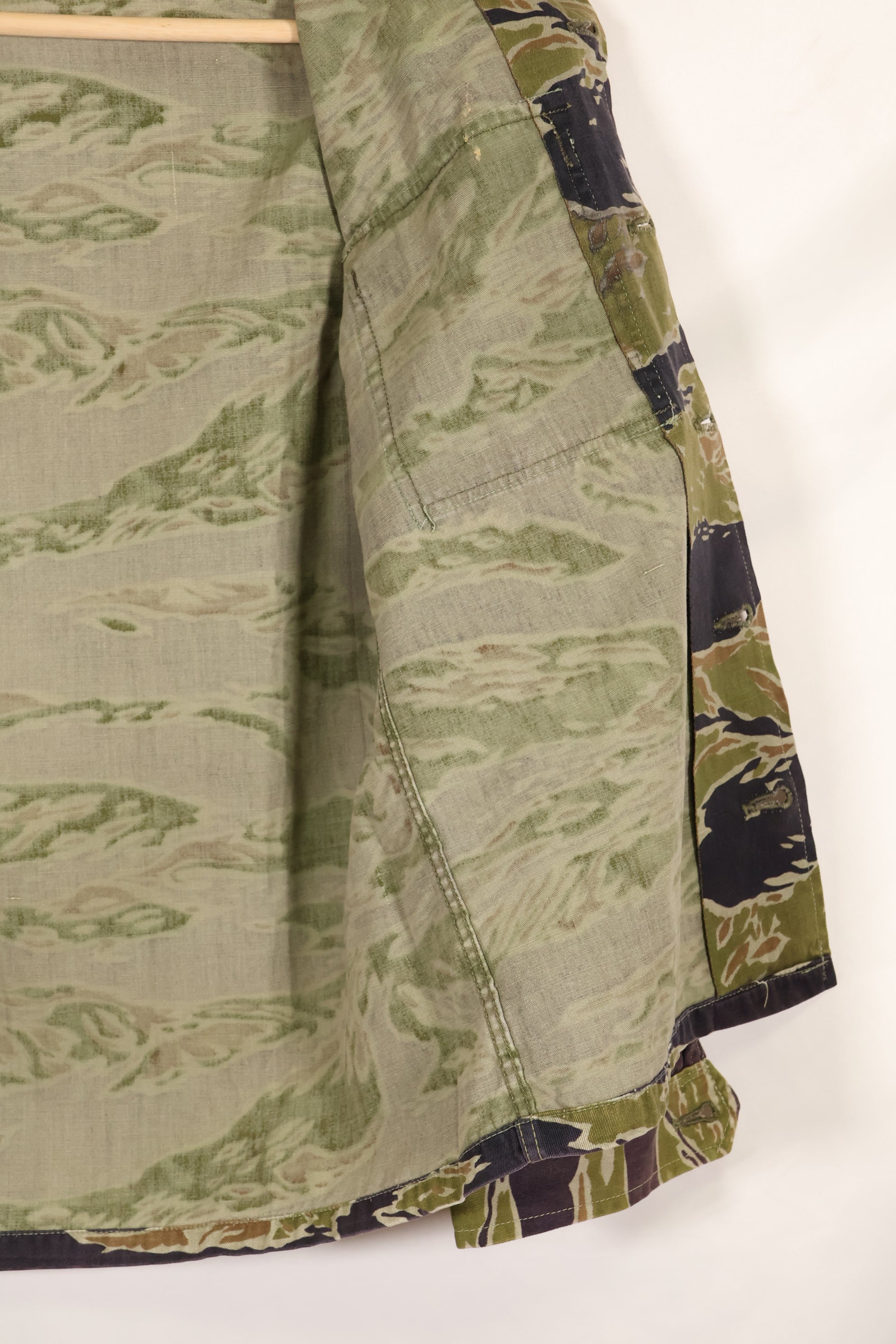 Real Late War Pattern Tiger Stripe Shirt Heavyweight Fabric Used