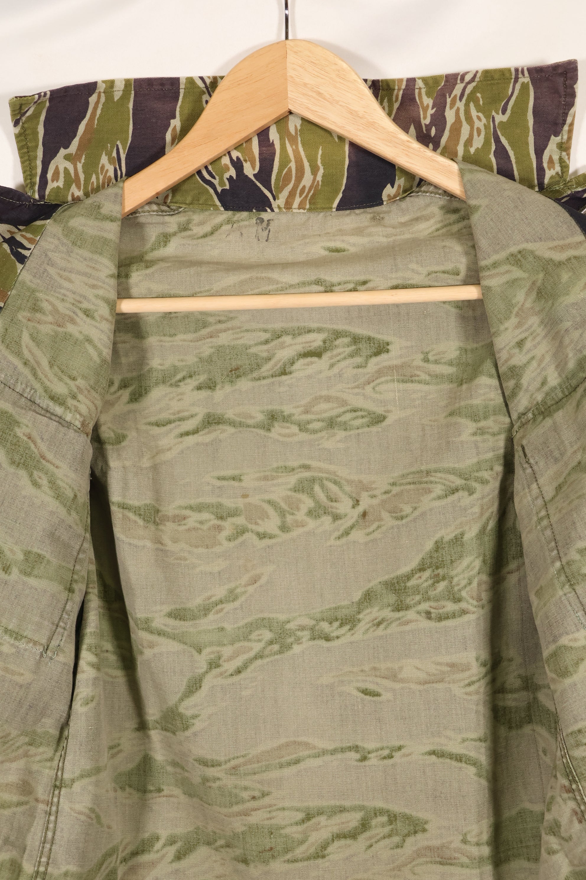 Real Late War Pattern Tiger Stripe Shirt Heavyweight Fabric Used