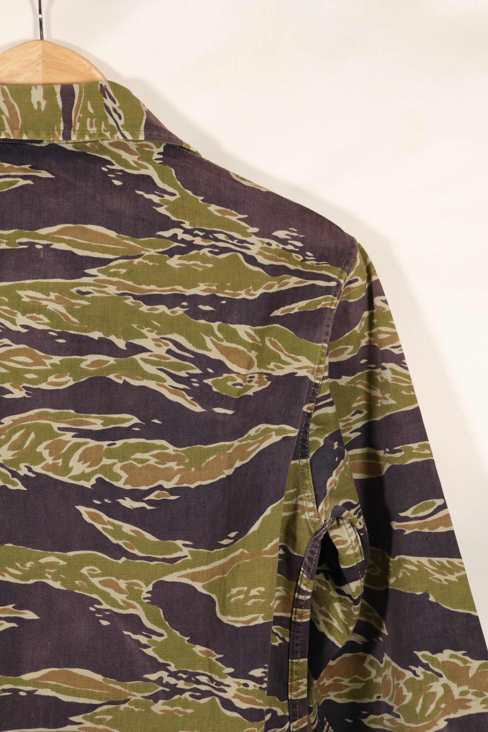 Real Late War Pattern Tiger Stripe Shirt Heavyweight Fabric Used