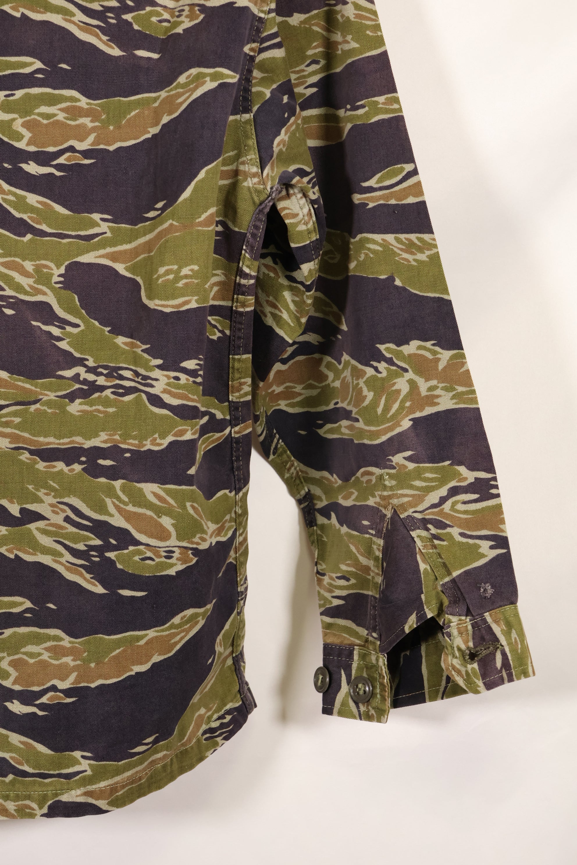 Real Late War Pattern Tiger Stripe Shirt Heavyweight Fabric Used