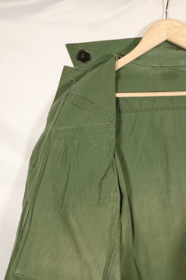 1967 Contract Estimated S-R 3rd Model Jungle Fatigue Jacket 73rd Surveillance Airplane Company  Patch First Attached Used