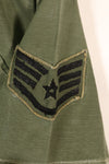 1968 Contract, S-R, USAF, 4th Model Jungle Fatigue Jacket, Short-Sleeve Custom, Used