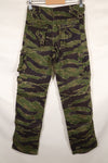 Real tiger stripe pants, gold tiger derived pattern, missing button, almost unused.