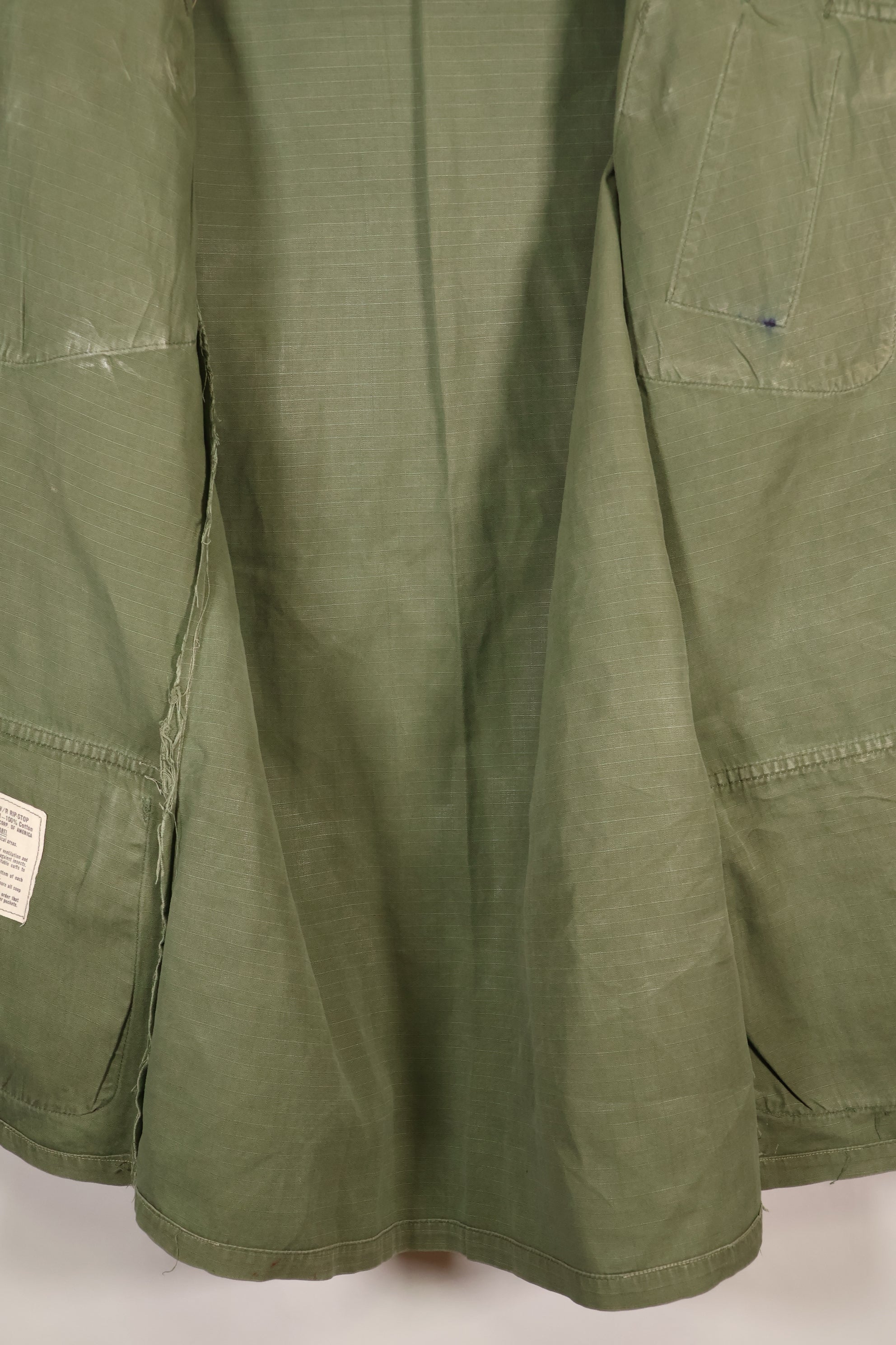 1968 Contract, S-R, USAF, 4th Model Jungle Fatigue Jacket, Short-Sleeve Custom, Used