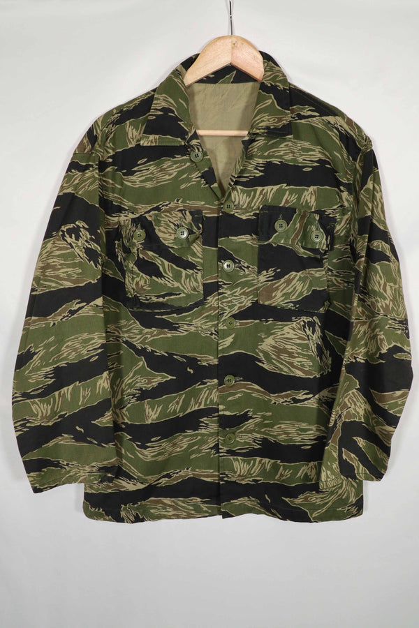 Real Late Okinawa Tiger Jacket Green thread Almost unused Rare