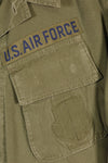 1969 Contract, S-R, USAF Issue, 4th Model Jungle Fatigue Jacket, Used