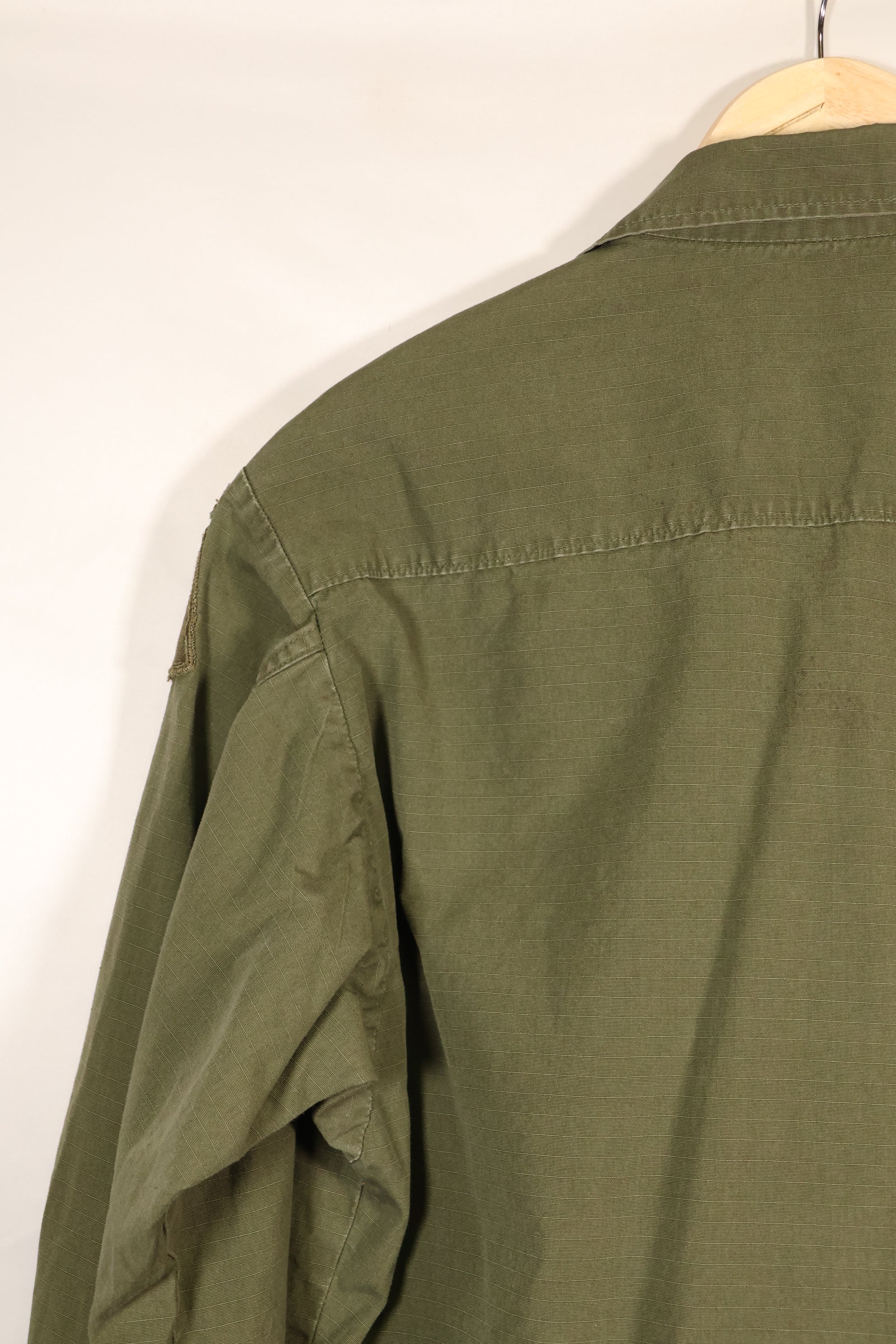 1969 Contract, Presumed S-R, 4th Model Jungle Fatigue Jacket, Patches Added Later, Used