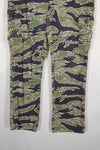 Real Late War lightweight tiger stripe pants, faded, used.