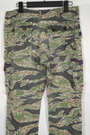 Real Late War lightweight tiger stripe pants, faded, used.