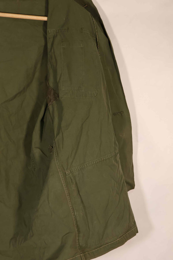 Real 1st Model Jungle Fatigue Jacket, repaired and refitted, used.