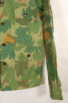 1970's Private Purchase U.S. Marine Corps Mitchell Camouflage Fatigue Jacket by Shelterhalf, used.